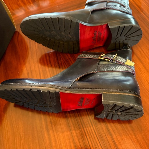 Men’s Lethata  Hand Crafted Boots NEW Never Worn Size 11.5-12 US - Picture 4 of 5